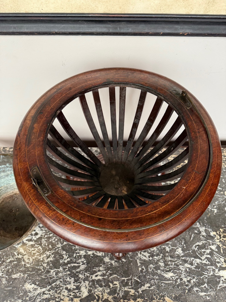 19th Century Mahogany Wine Cooler-photo-3