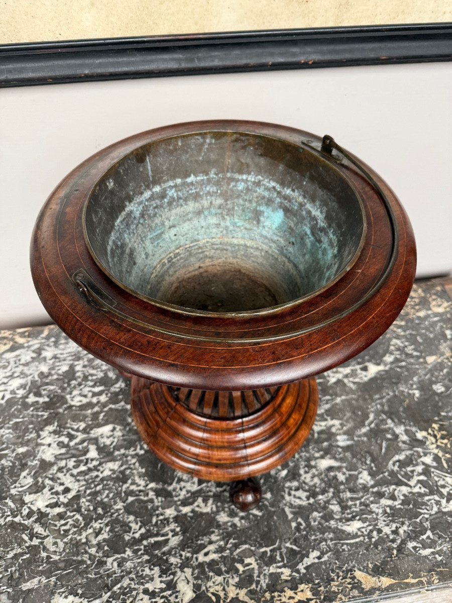19th Century Mahogany Wine Cooler-photo-4