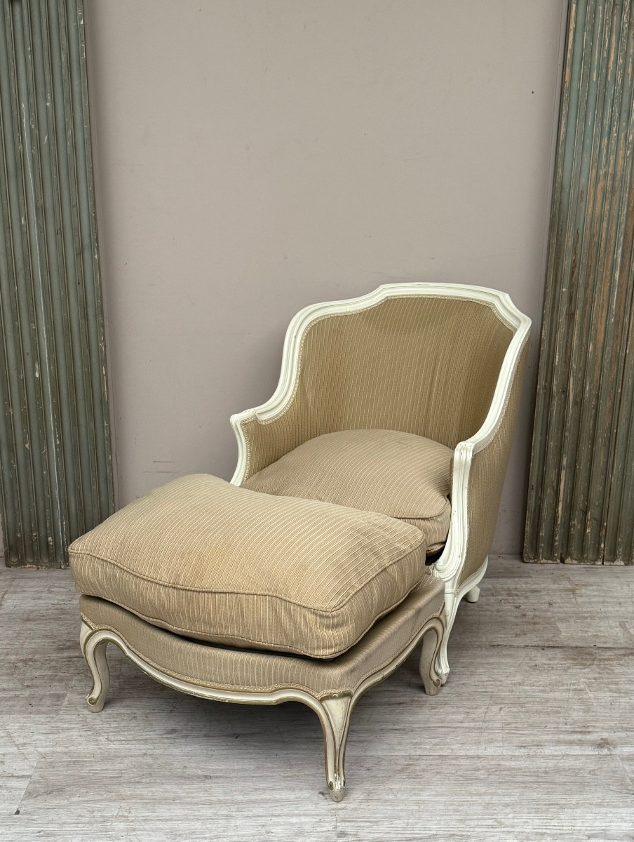 Armchair With Footrest From The Carlton Hotel -photo-2