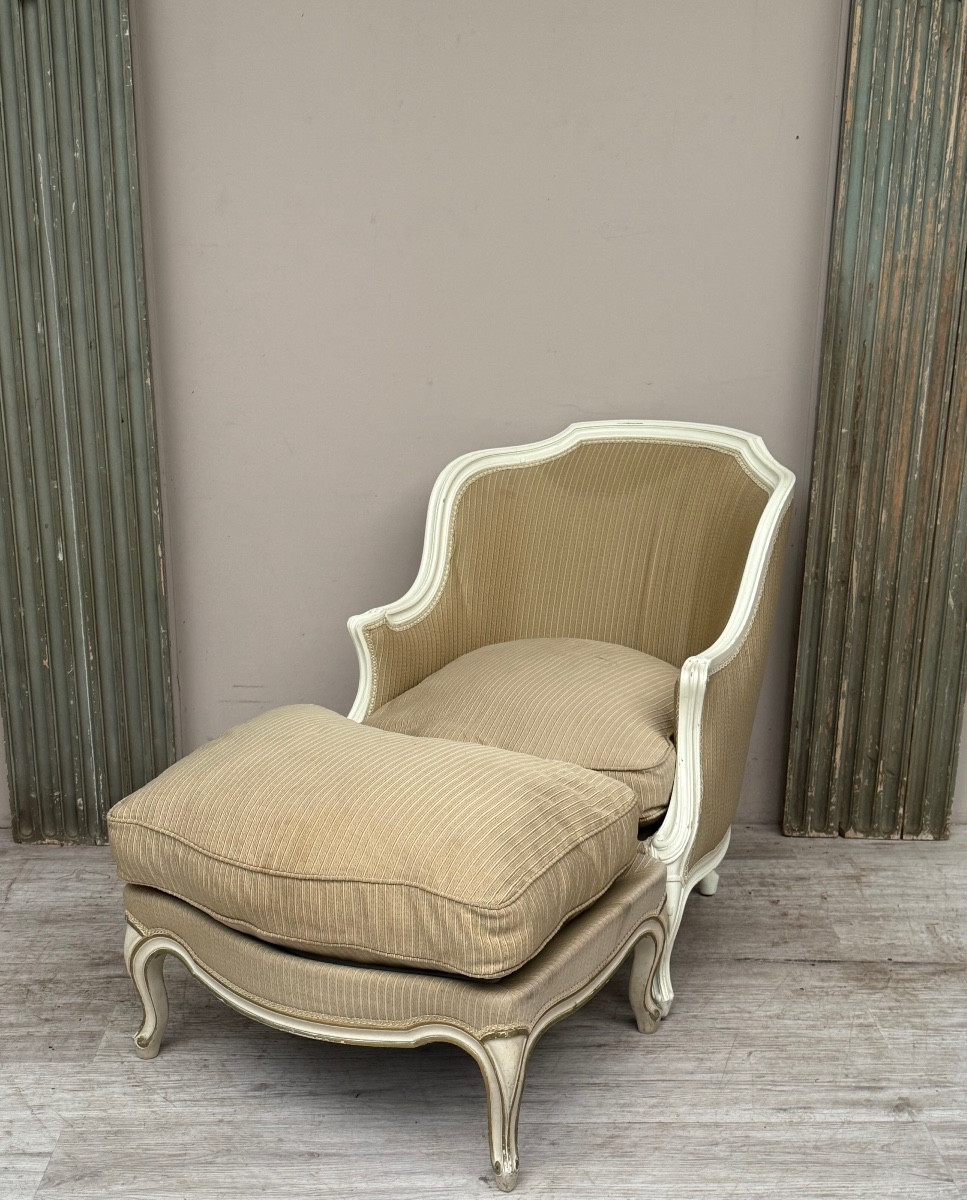 Armchair With Footrest From The Carlton Hotel 