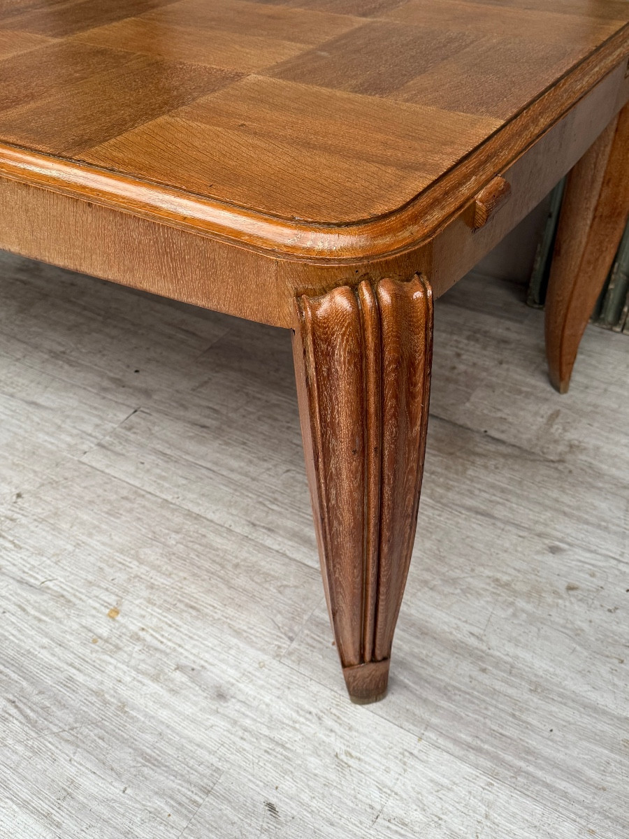 Art Deco Period Oak Table -photo-2