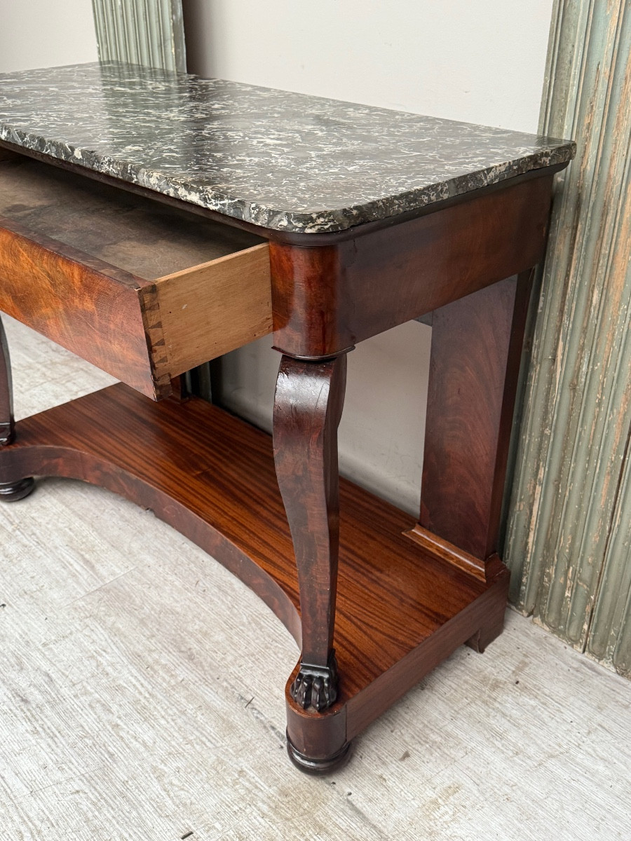 Empire Period Mahogany Console -photo-4