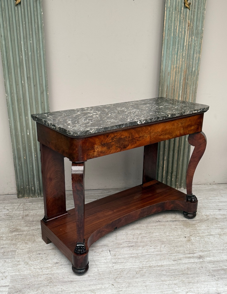 Empire Period Mahogany Console -photo-1