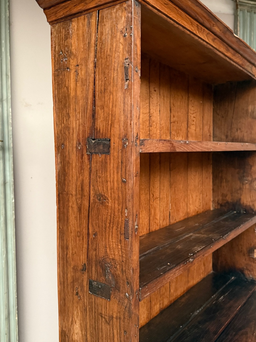 Rare 17th Century Oak Sideboard -photo-4