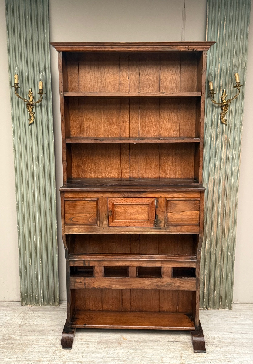 Rare 17th Century Oak Sideboard -photo-4
