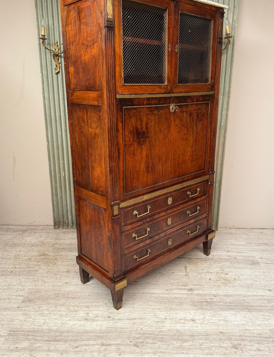 Louis XVI Mahogany Guillotine Secretary-photo-2