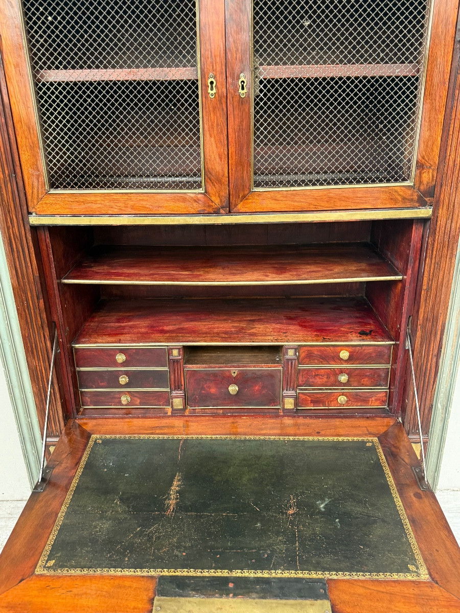 Louis XVI Mahogany Guillotine Secretary-photo-3