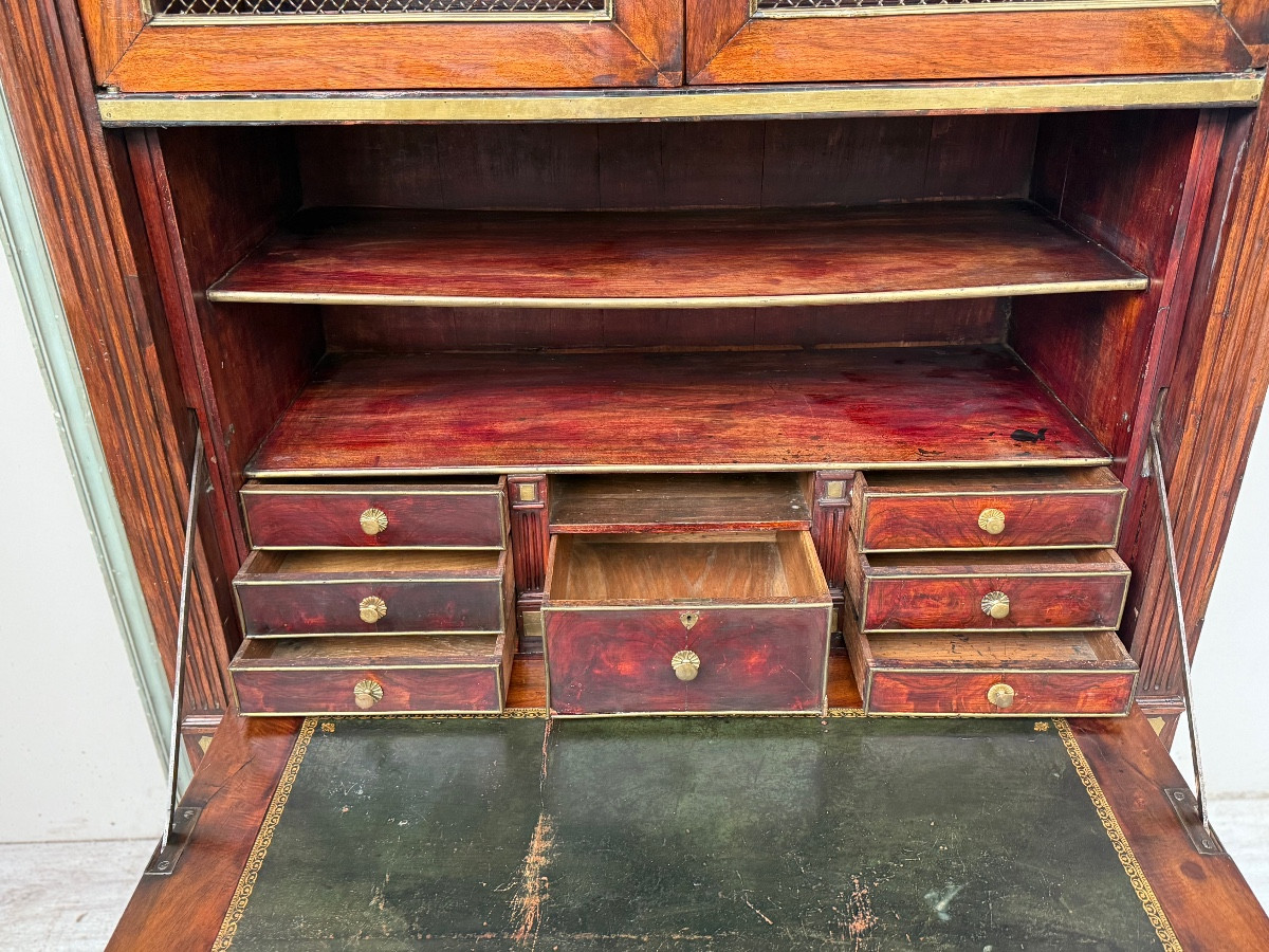 Louis XVI Mahogany Guillotine Secretary-photo-2