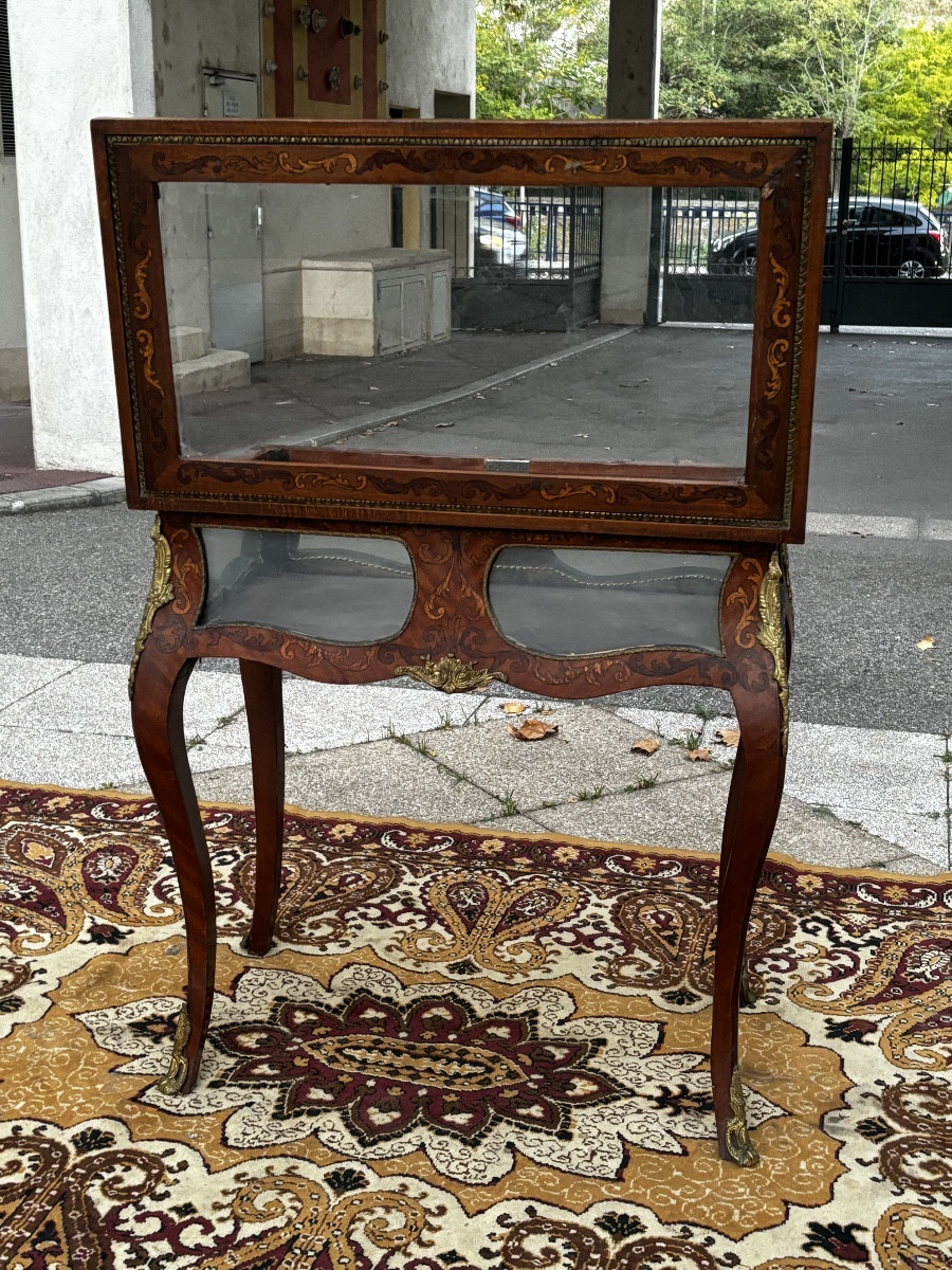 Louis XV Marquetry Display Table -photo-4