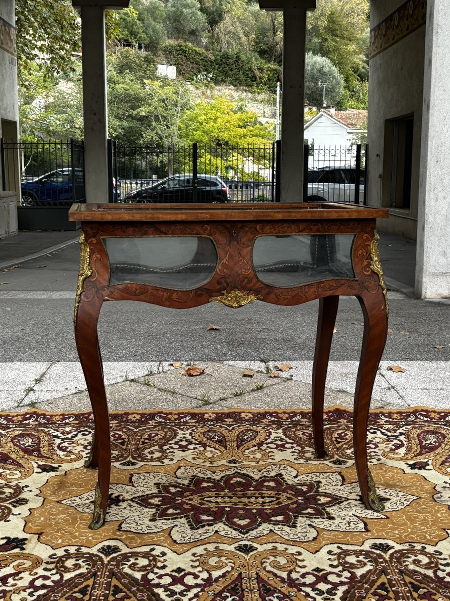 Louis XV Marquetry Display Table -photo-5