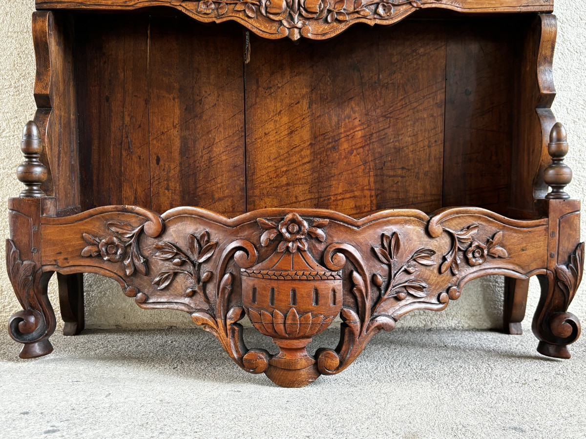 Provençal Bread Box In Solid Walnut, Dating From The 18th Century-photo-2