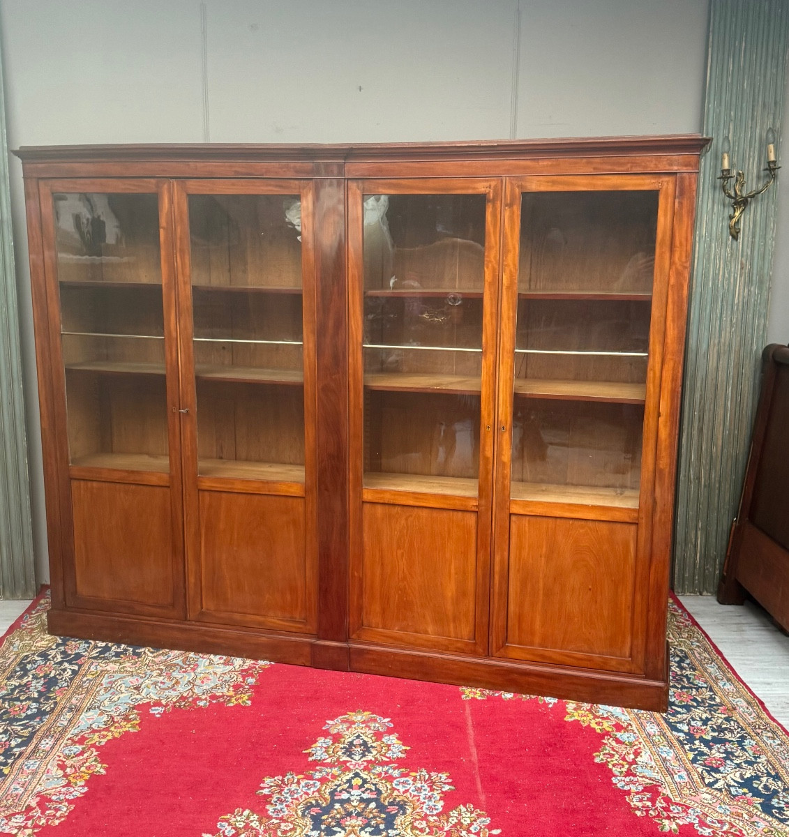 19th Century Restoration Period Mahogany Bookcase -photo-6