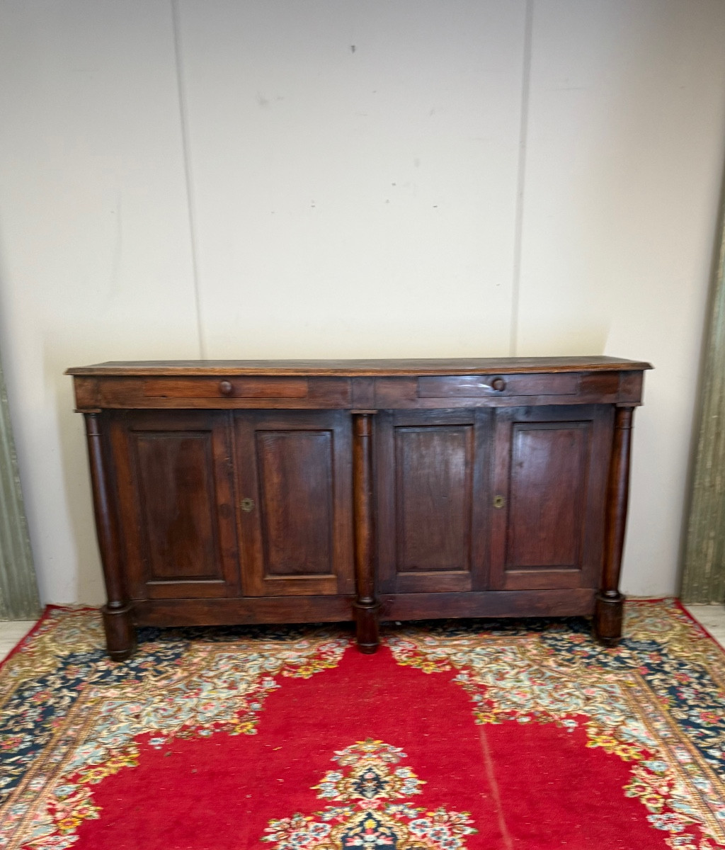 Enfilade 4 portes  d’époque empire  en chêne massif 