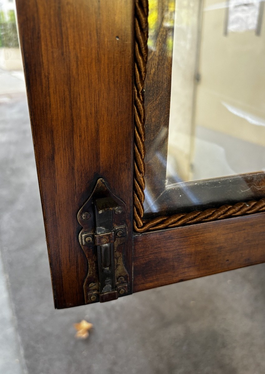 Louis XIV Display Case In Walnut Forming A Scriban-photo-3