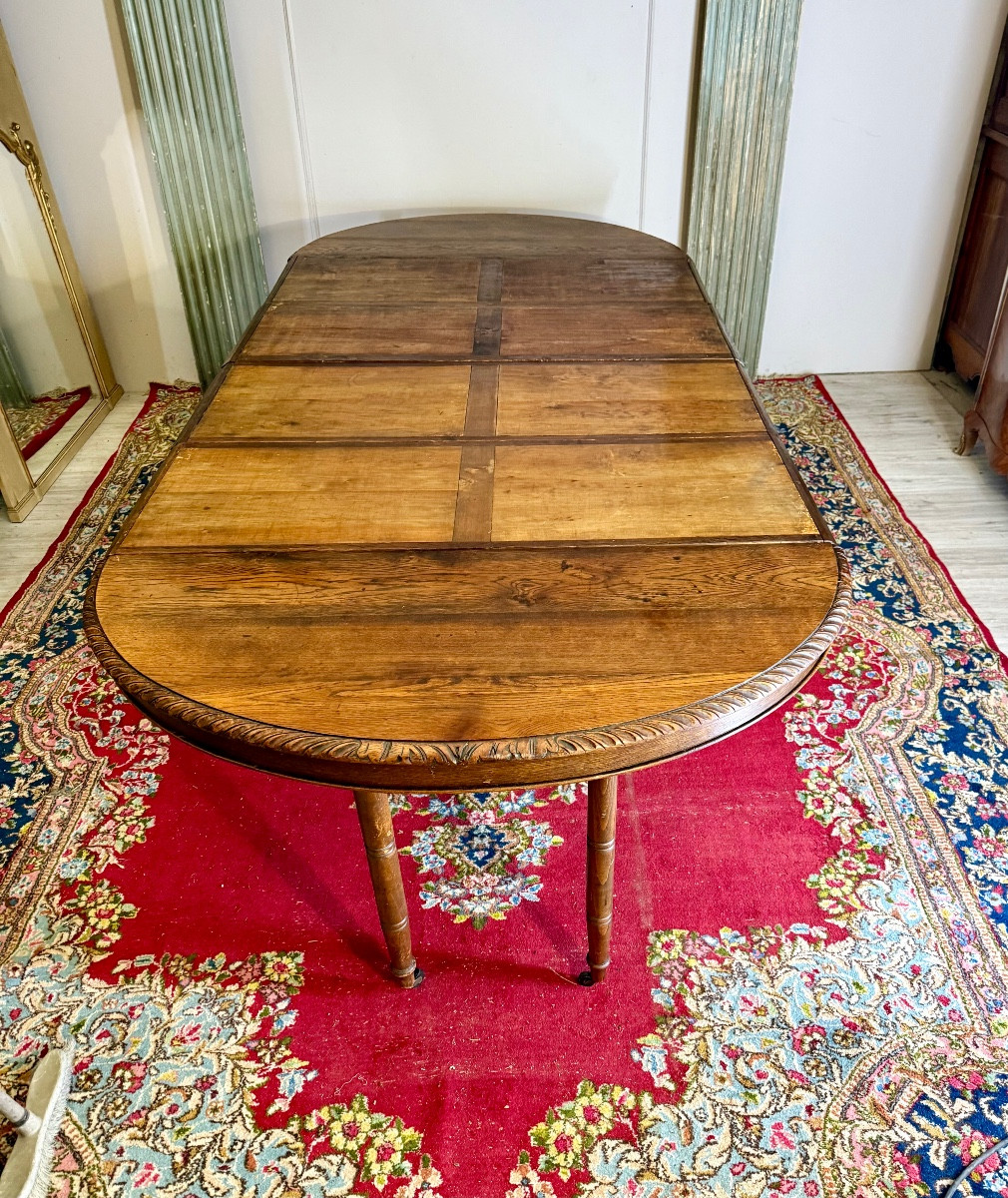 Table  à rallonges de style louis XIII. 19 ème siècle  2 m90-photo-1