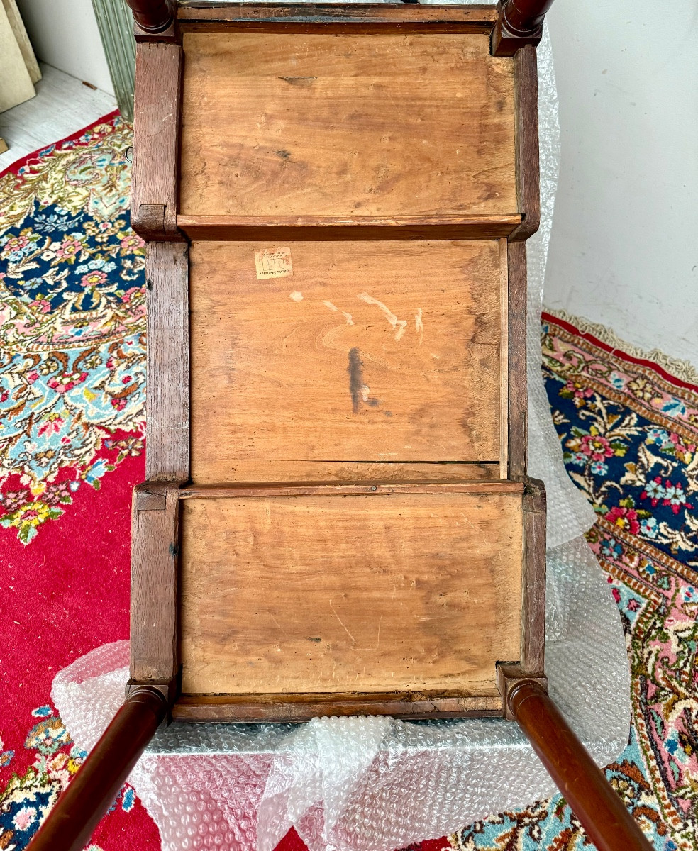 Louis XVI Period Mahogany Man's Dressing Table-photo-3