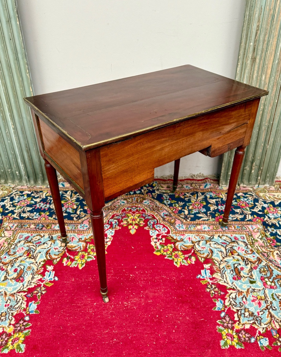 Louis XVI Period Mahogany Man's Dressing Table-photo-5