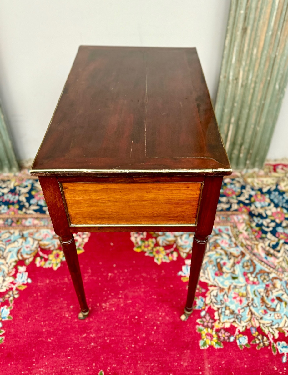 Louis XVI Period Mahogany Man's Dressing Table-photo-6