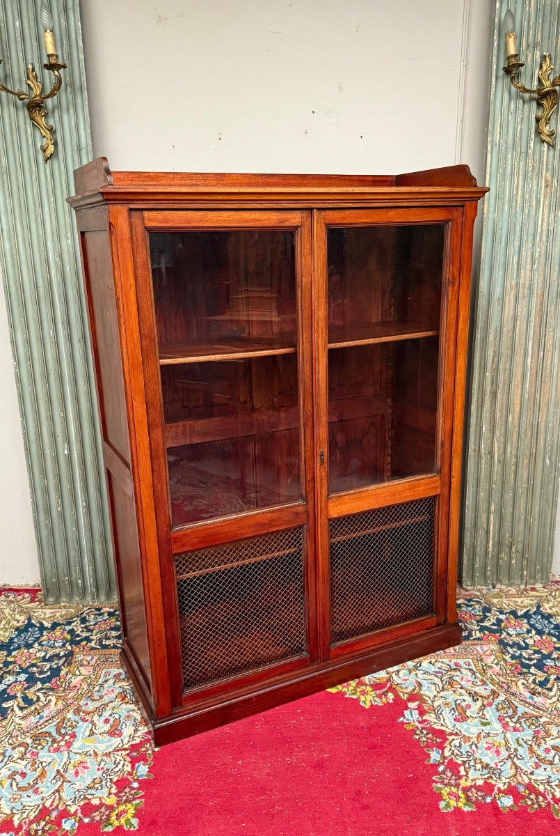 Louis XVI Mahogany Bookcase-photo-1