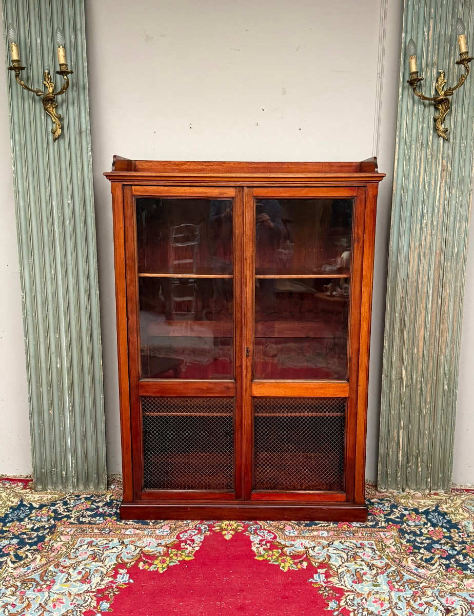 Louis XVI Mahogany Bookcase-photo-3