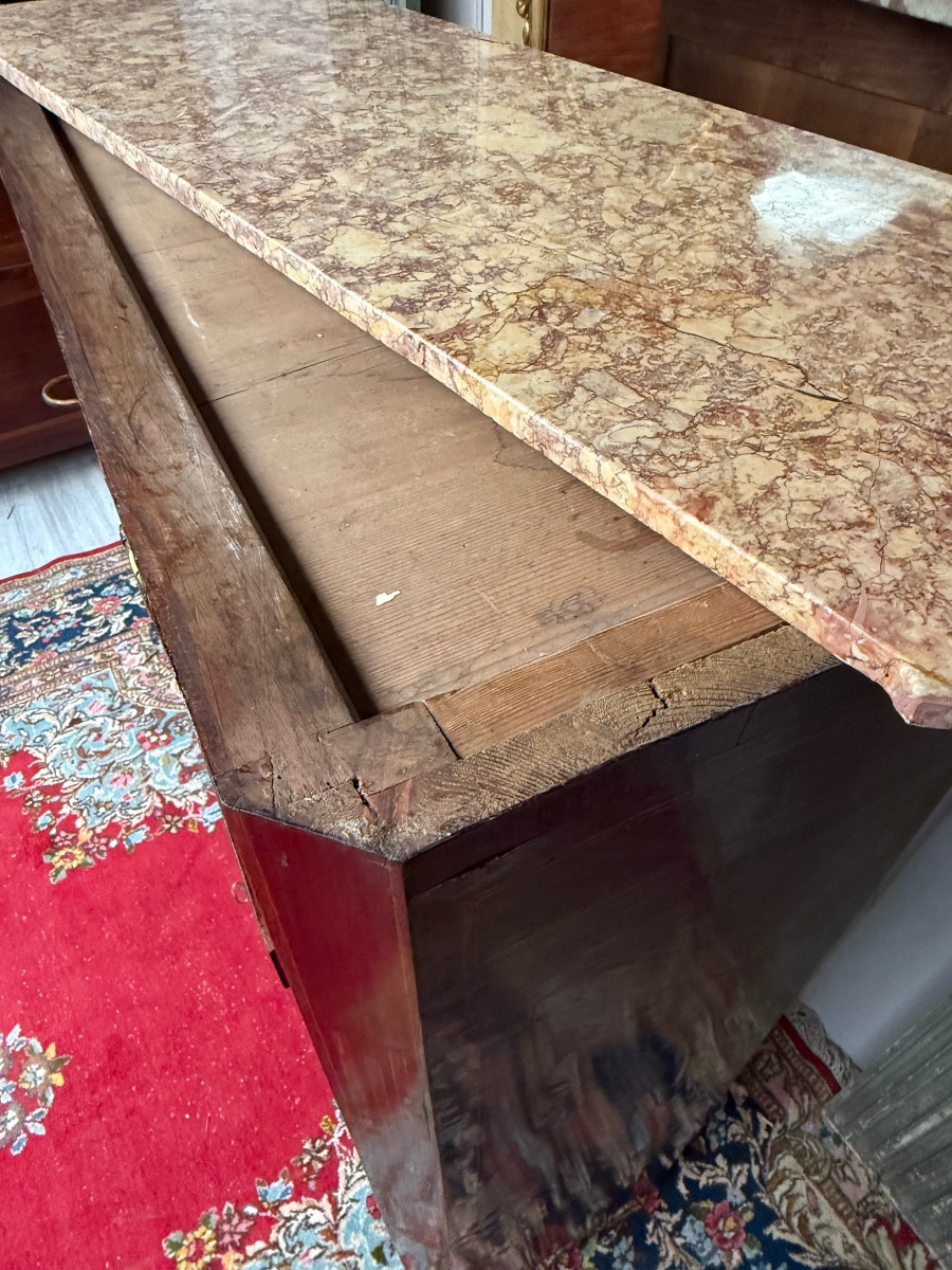 Secrétaire transition en marqueterie 18 ème siècle -photo-7