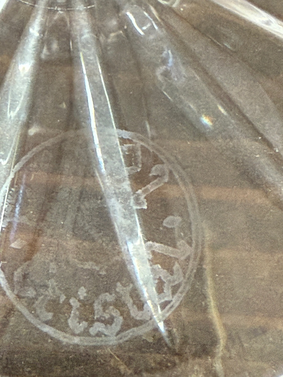 Suite de 43 verres en cristal de la cristallerie royale de Bayel-photo-7