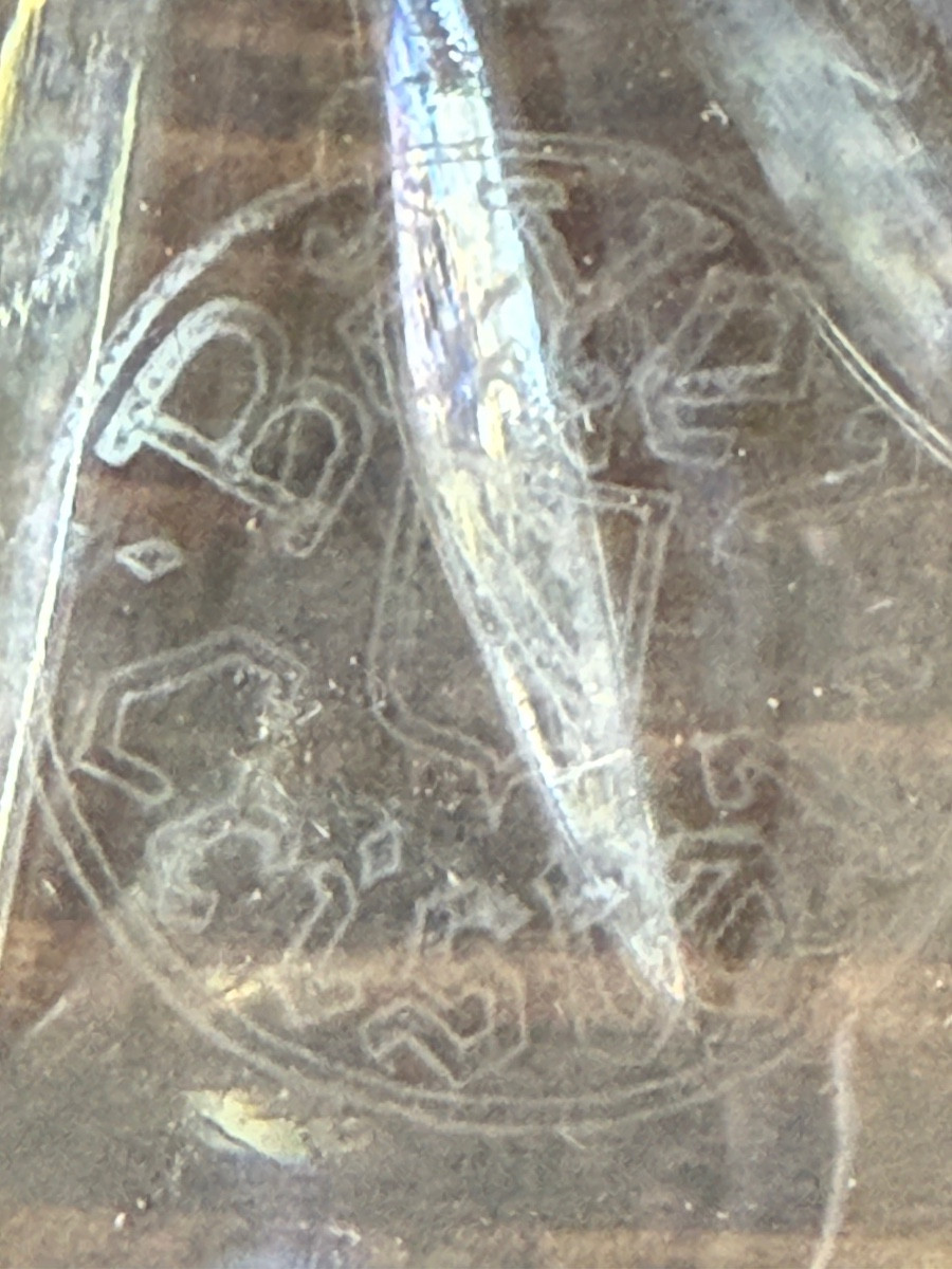Suite de 43 verres en cristal de la cristallerie royale de Bayel-photo-8