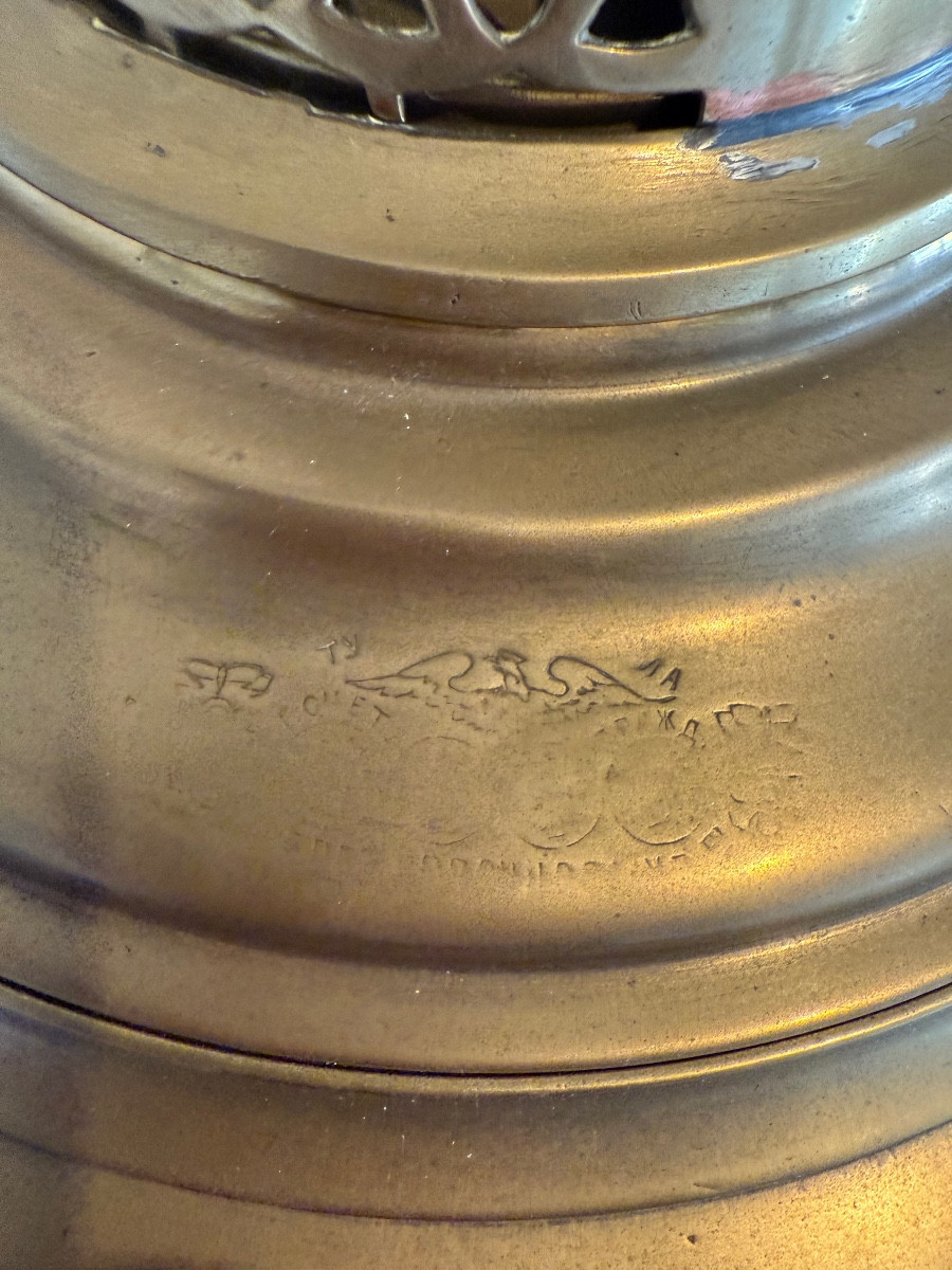 Samovar russe en laiton  XIX ème -photo-7