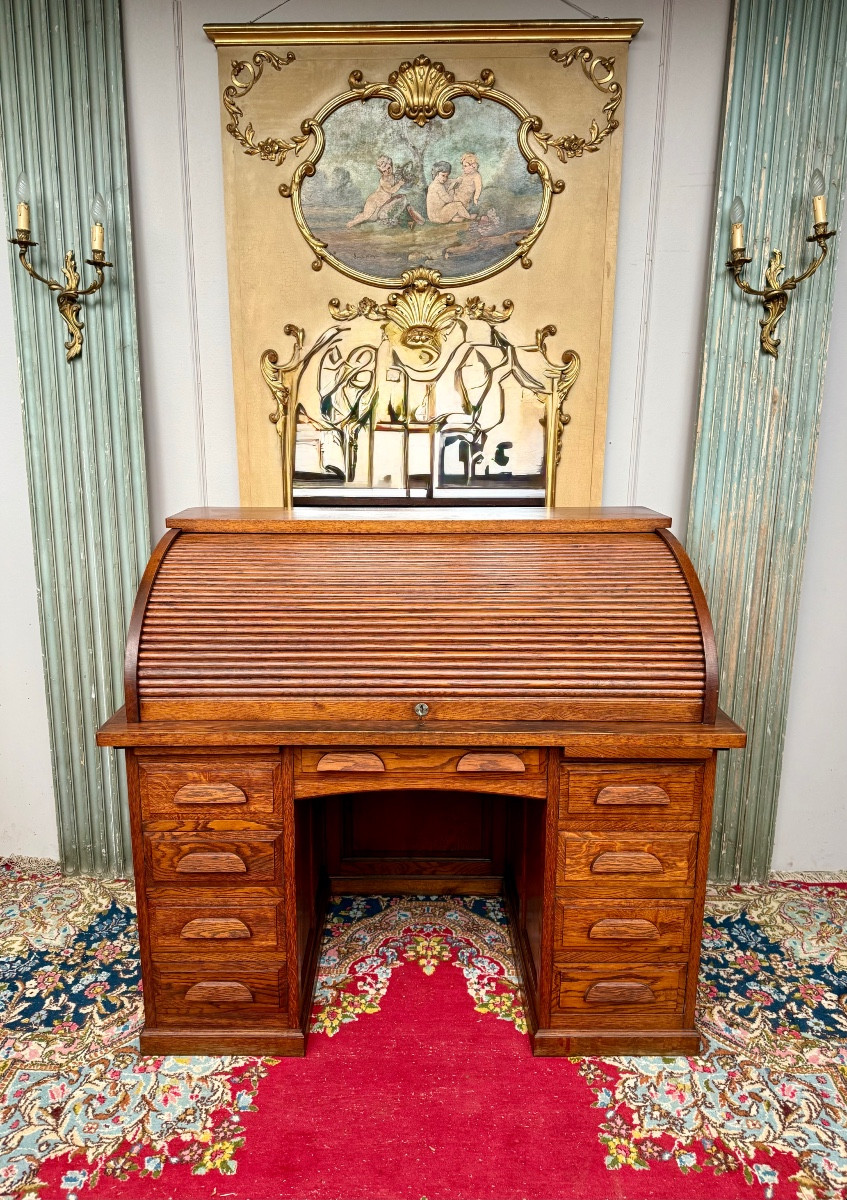 Solid Oak American Desk