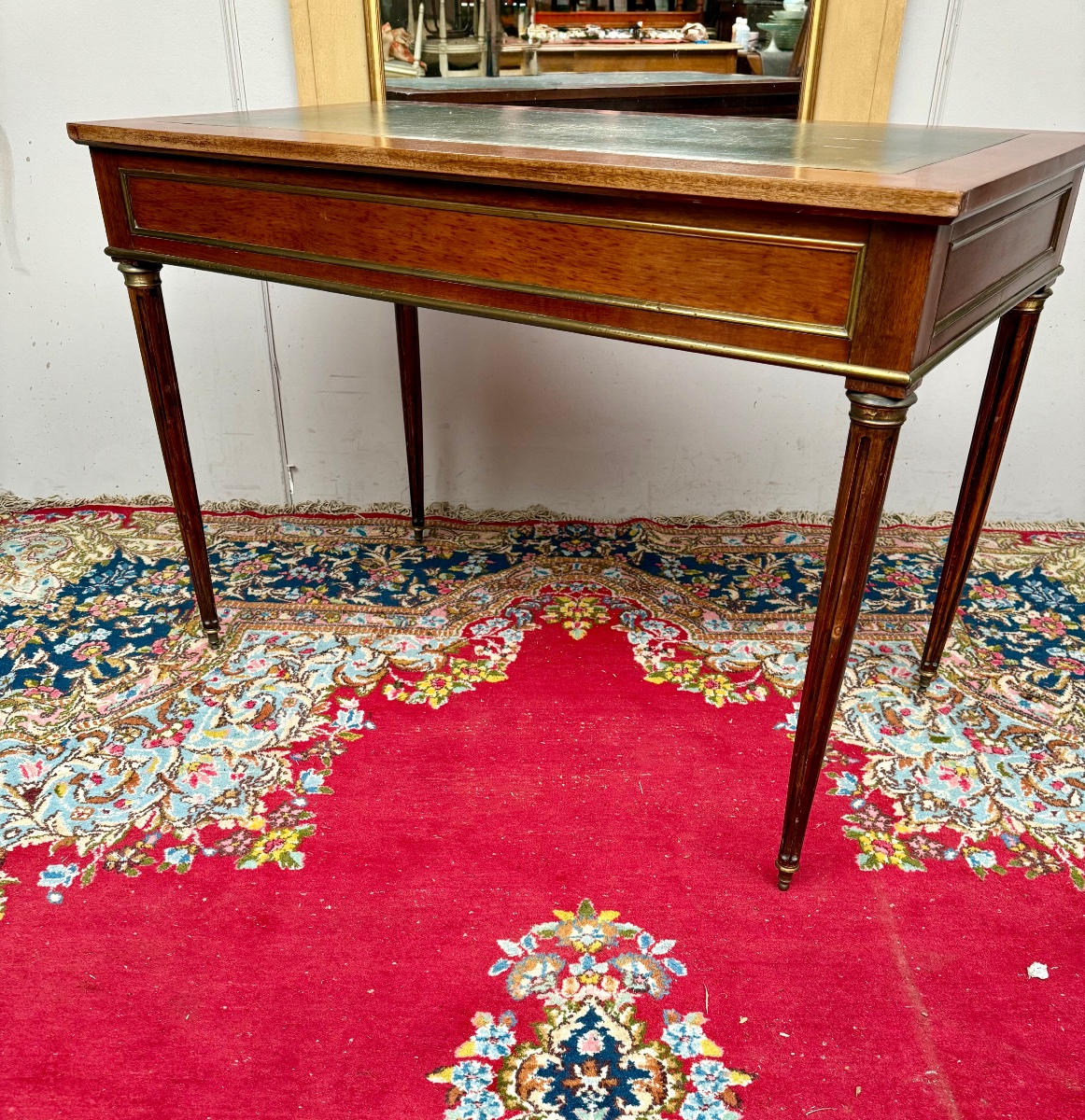 Bureau de style Louis XVI en acajou -photo-5