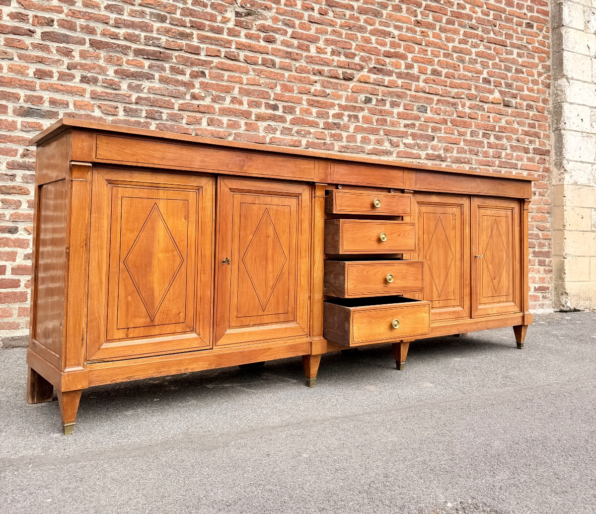 Enfilade directoire en merisier 19 ème siècle -photo-4