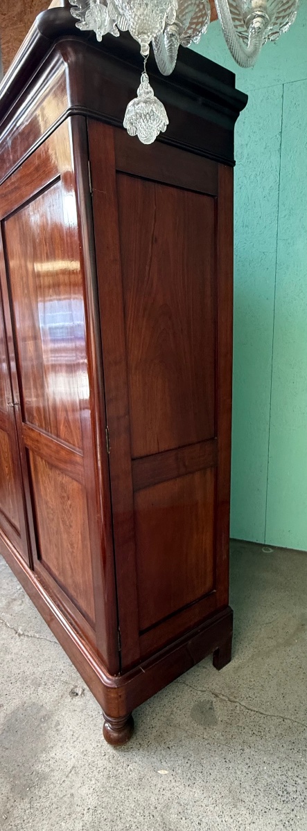 Armoire Louis Philippe en acajou d’époque 19 ème -photo-3