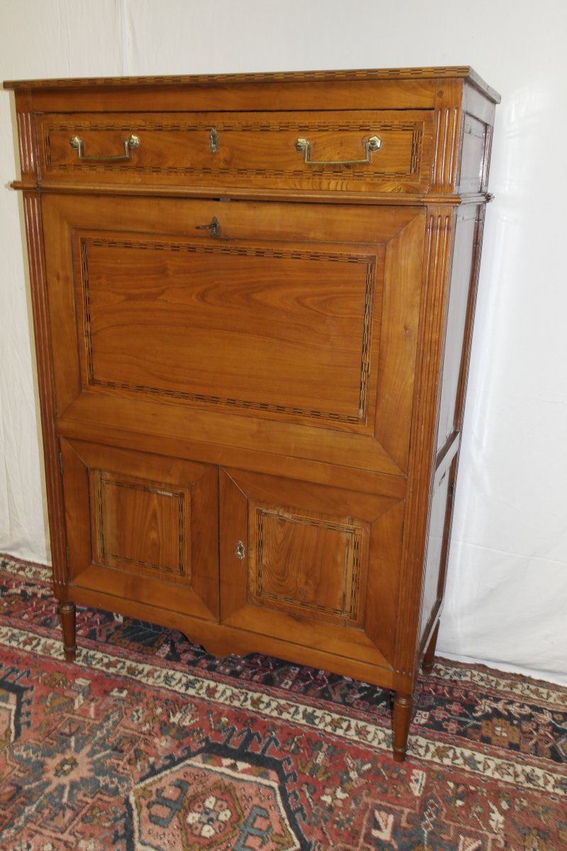Secretary Louis XVI In Cherry 18th-photo-2