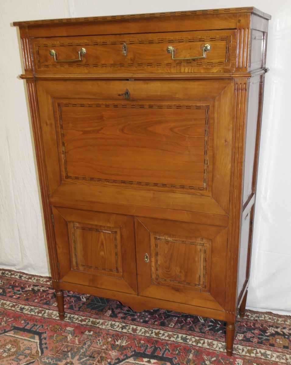 Secretary Louis XVI In Cherry 18th-photo-1