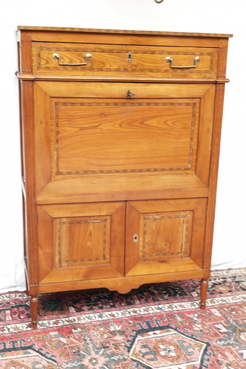 Secretary Louis XVI In Cherry 18th-photo-8