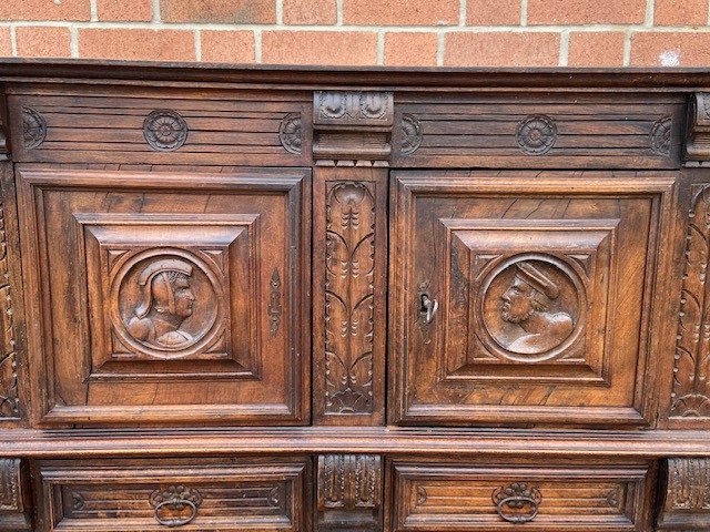 Credenza Cabinet In Walnut-photo-2