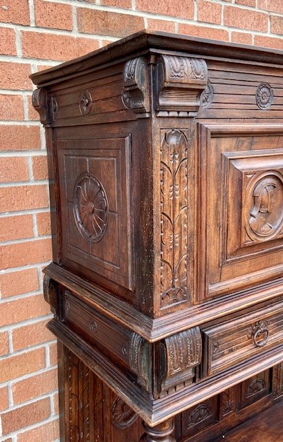 Credenza Cabinet In Walnut-photo-3