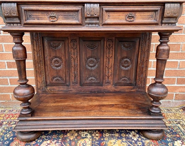 Credenza Cabinet In Walnut-photo-2
