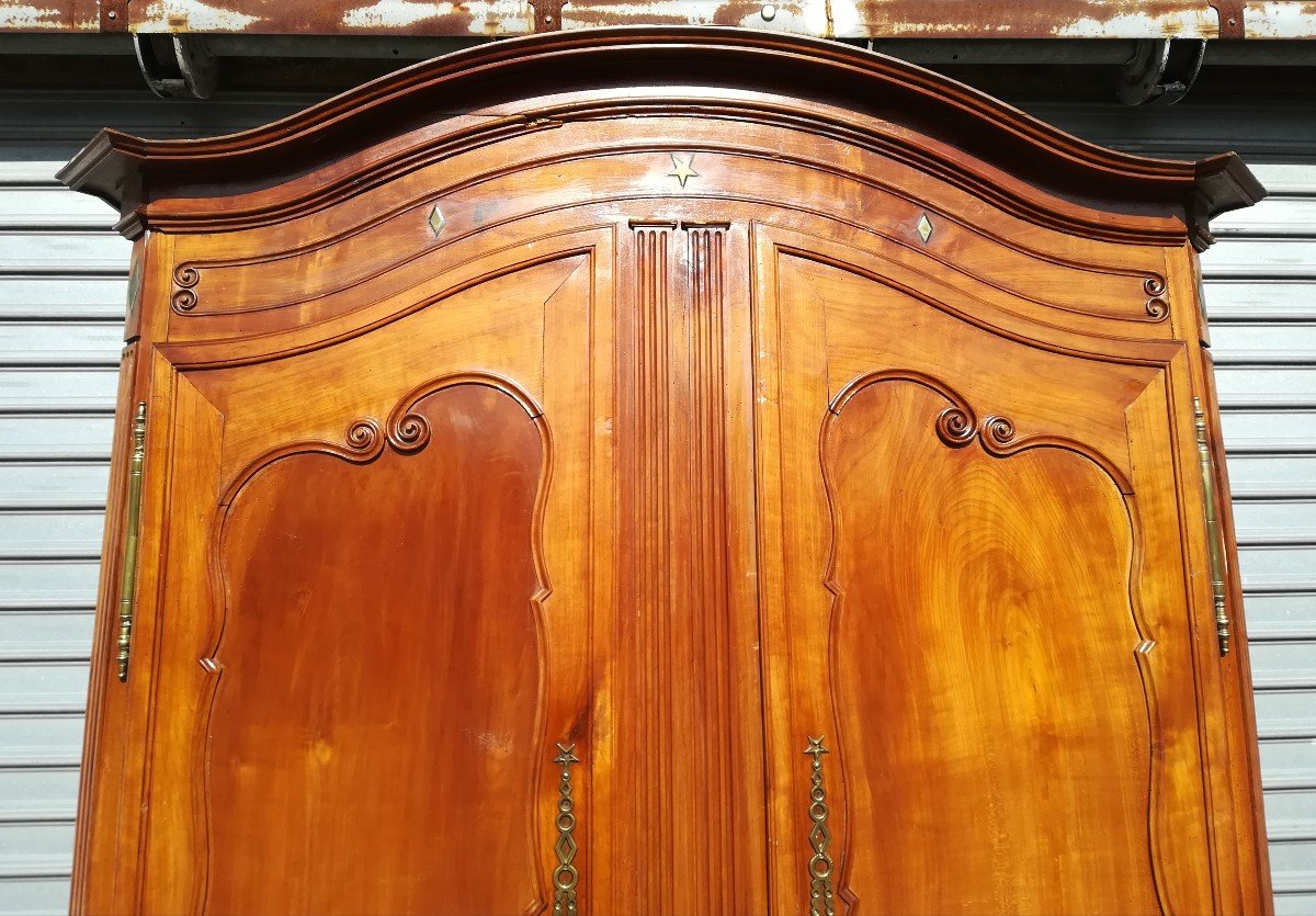 Louis XV Wardrobe In Cherry, 18th Time-photo-2