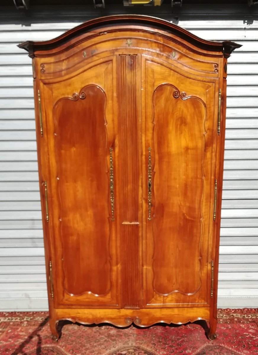 Louis XV Wardrobe In Cherry, 18th Time-photo-4