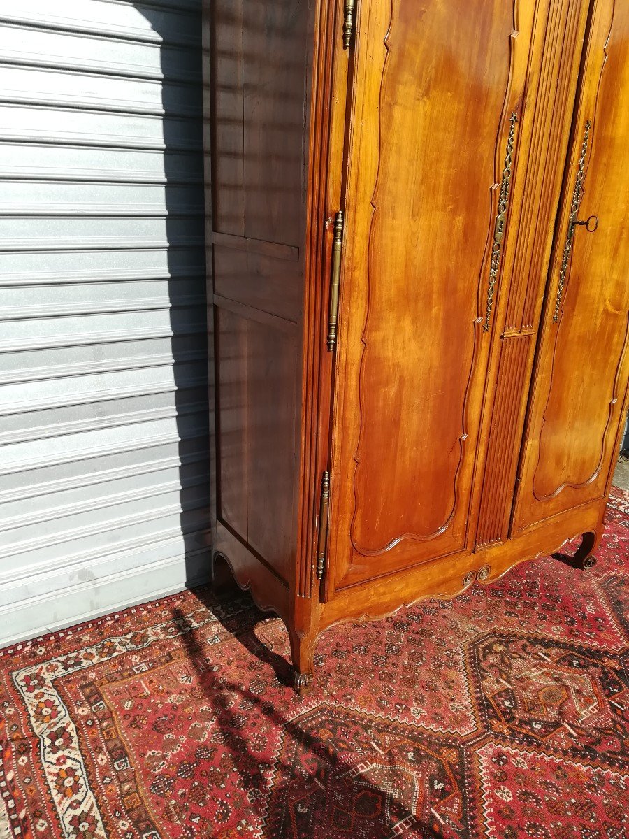 Louis XV Wardrobe In Cherry, 18th Time-photo-4