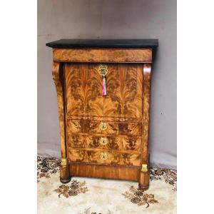 Mahogany Secretary From The Restoration Period