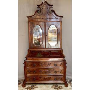 19th Century Mahogany Scriban Desk