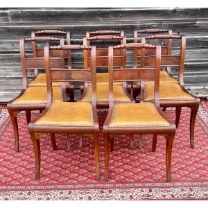 Suite Of 8 19th Century Mahogany Chairs