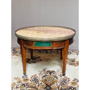 Beautiful Mahogany Hot Water Bottle Table From The 19th Century