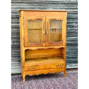 Louis XV Display Case In Oak From The 19th Century