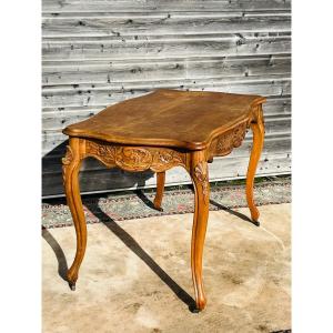 19th Century Regency Style Walnut Desk Table