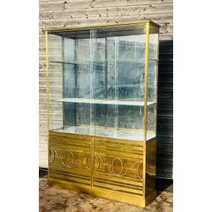 Superb Brass Exhibition Display Case From The 1900s