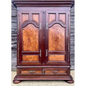 Louis XIV Wardrobe In Mahogany 18th