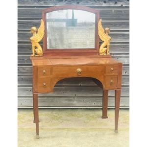 Empire Period Mahogany Dressing Table